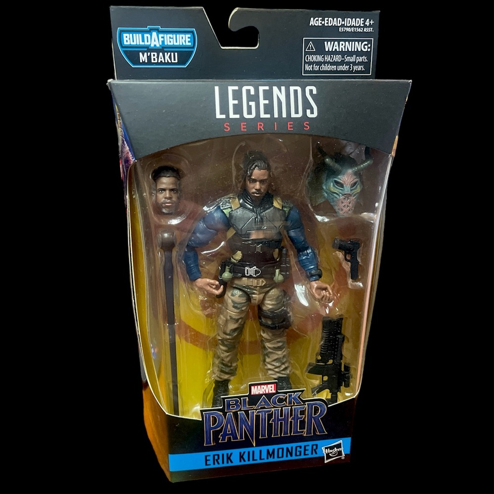 2018 Marvel Legends BAF M’Baku Series ERIK KILLMONGER Black Panther 6” Figure